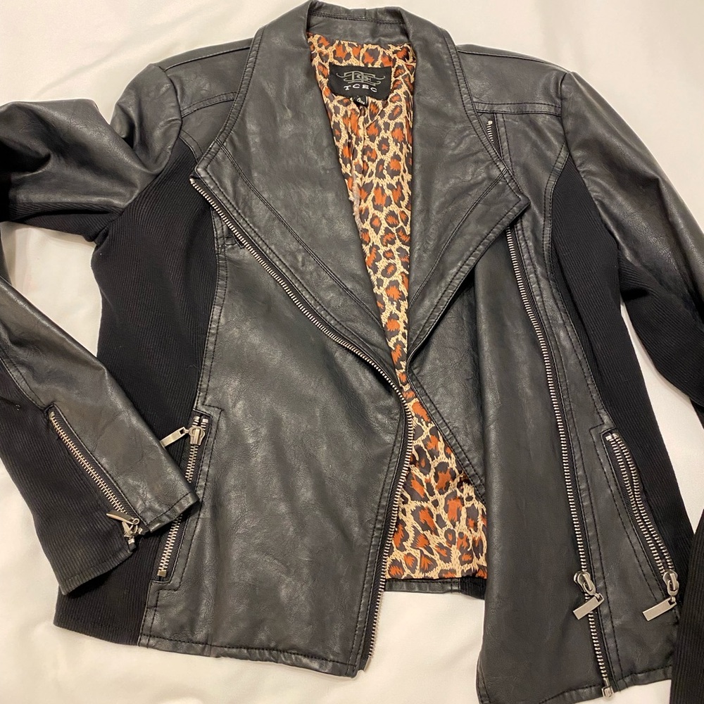 Pleather Jacket - Size S
